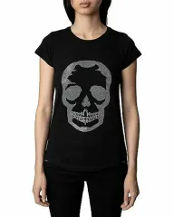 ZADIG&VOLTAIRE ザディグ・エ・ヴォルテール スキニー スカル ストラス Tシャツのサムネイル