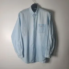 ポロラルフローレン ポケット シャンブレーシャツ L