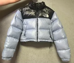 (W)ザノースフェイス ヌプシ ショートジャケット フォークブルー S