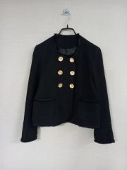 Courreges クレージュ テーラード ジャケット ブルゾン ブラック