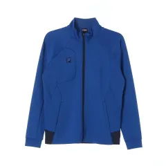 M FILA ダークブルー トラックジャージ ジップアップジャケットのサムネイル