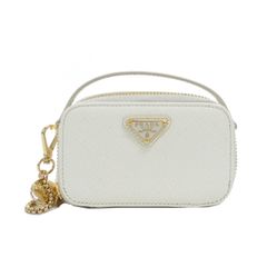 PRADA ホワイト ハンドル付き AirPodsProケース - メルカリ
