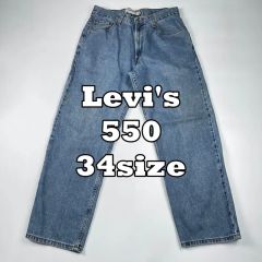 リーバイス カナダ製 80s オレンジタブ 550 デニム ジーンズ 34/34