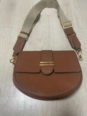 POLÈNE Numéro Dix キャメル キャンバス ショルダーバッグ - メルカリ