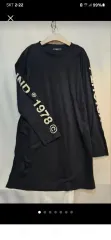 正規品 DIESEL ディーゼル コットン ロングTシャツ サイズ 95 ブラック