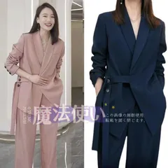 パンツスーツ 上下セット 卒業式 入学式 スーツ レディース ワイドパンツ ママスーツ オフィスカジュアル フォーマル 発表会 成人式 セットアップ ピンク  ネイビー CJS