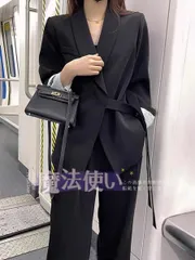 パンツスーツ 上下セット 卒業式 入学式 スーツ レディース ワイドパンツ ママスーツ オフィスカジュアル フォーマル 発表会 成人式 セットアップ CJS