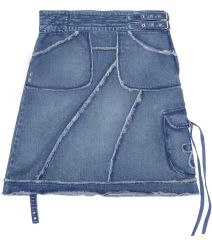 alexanderwang アレキサンダーワン リメイクデニムスカート 24 - メルカリ
