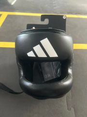 Winning ヘッドギア L ブラック adidas新品グローブ付き - メルカリ