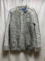 アディダス tracktop knit トラックジャージ ニット ジップアップ セーター