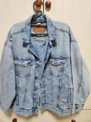 H&M デニム 薄い デニムジャケット xl