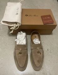 Loro Piana】 美品 ロロピアーナ サマーウォーク バブーシュ レザー