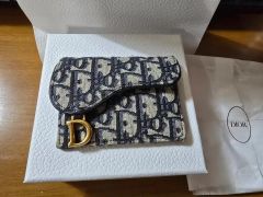 Dior Saddle Lotus ウォレット オブリーク ジャカード正規品美品