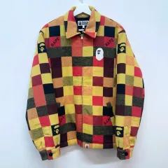 BAPE 22F/W ブロックチェック リラックスフィット ジャケットのサムネイル