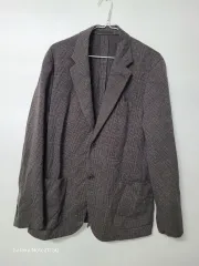 メンズ UNIQLO 春 秋 季節の変わり目 カジュアルジャケット (ほぼ新品 ストレッチ100)