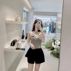 Bibiy ROSETTE TANK TOP NAVY ローズ タンクトップ - メルカリ