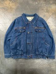 美品 濃紺 weirdo バック刺繍 1st デニムジャケット M ブランケット 