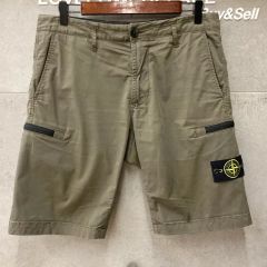 STONE ISLAND カーゴハーフパンツ ブラウン w32 - メルカリ