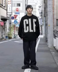 SAINT MICHAEL(セント マイケル) RELAXED FIT 'CLF" KNIT SWEATERのサムネイル