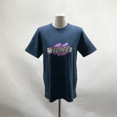 SKECHERS スケッチャーズ 新品 レディース半袖Tシャツ ネイビー 95 ヴィンテージのサムネイル
