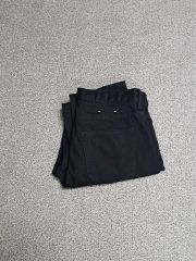 UNIQLO C プレミアムリネンワイドパンツ ブラック L ほぼ未使用 黒