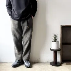 orslow 20fw fleece pants / オアスロウ フリース パンツ チャコールのサムネイル