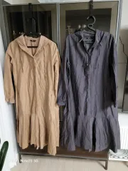 レノマ フード ロング ワンピース M 新品（タグのみ外した）のサムネイル