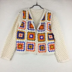 レディース ショート ニット カーディガン (F)