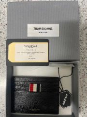 未使用✨トムブラウン ペブルグレインレザー シングルカードホルダー 