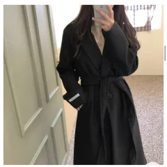 ウール60% ロングコート