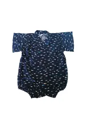 (日本) キッズ 浴衣 魚 80