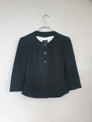 ポール・スミス BLACK LABEL ノーカラー レディース クロップド ジャケットのサムネイル