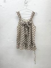 UNEVENNESS CHECK TUNIC TOP 【 ライトブルー 】 - メルカリ