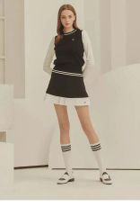 美品】EIMY GOLF heart スカーフ トップス スカートセット - メルカリ
