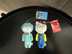 (2個まとめ売り) ゆきお サンリオ キーホルダー ハンギョドン ハローキティ ぬいぐるみ セット
