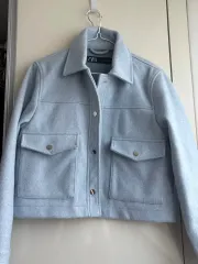 ZARA クロップド ウールジャケット