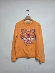 KENZO レディース タイガー 刺繍 スウェット オレンジ(M)のサムネイル