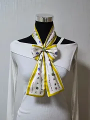 シルクスカーフ イェロー POINT