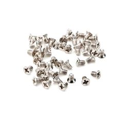 50 Hard Drive Screws, 2.5-inch, Stainless Steel Flat Phillips Head, for HDD, SSD, M3 x 5mm, Mounting Screws for Computer PC Laptop Cases (Silver)