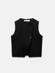 ZARA ZWコレクション オーバーサイズ ボリュームベスト ジレ - メルカリ