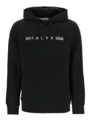 1017 ALYX 9SM アリクス ロゴ プリンティング ドローストリング フーディー ブラック XLのサムネイル