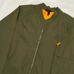 2XL アディダス カーキ色 BOMBER ジャケット