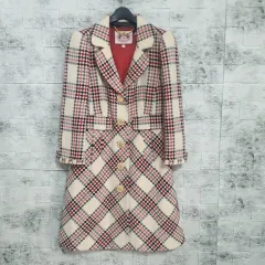 JUICY COUTURE ジューシークチュール アーガイル CHECK ウールコートのサムネイル