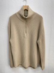 URU 17aw ハーフジップニット URU ハーフジップ リブニット ライトグリーン - メルカリ