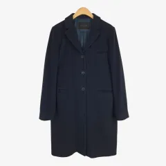55 カルバン・クライン コレクション ネイビー ウール カシミア コートのサムネイル