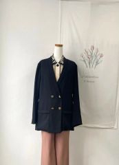 ロージーモンスター ceremony scallop jacket 紺 - メルカリ