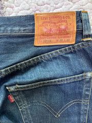 LEVIS201 STRAUSS & CO. 33×36 デニム バレンシア製 - メルカリ
