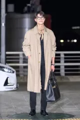 The First Celine セリーヌ オーバーサイズ ステンカラーコート (パク・ボゴム(PARK BOGUM) 着用) 48 サイズ ポップのサムネイル