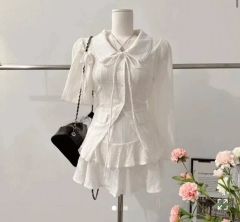 Loungedress ドット柄 シアーブラウス 長袖 - メルカリ