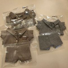 keikiiiバディオーバーオールとジャケット、ボーダーニット、帽子の4点セット keikiiiバディオーバーオールとジャケット、ボーダーニット、帽子の4点